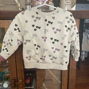 Zara Heart Sweatshirt